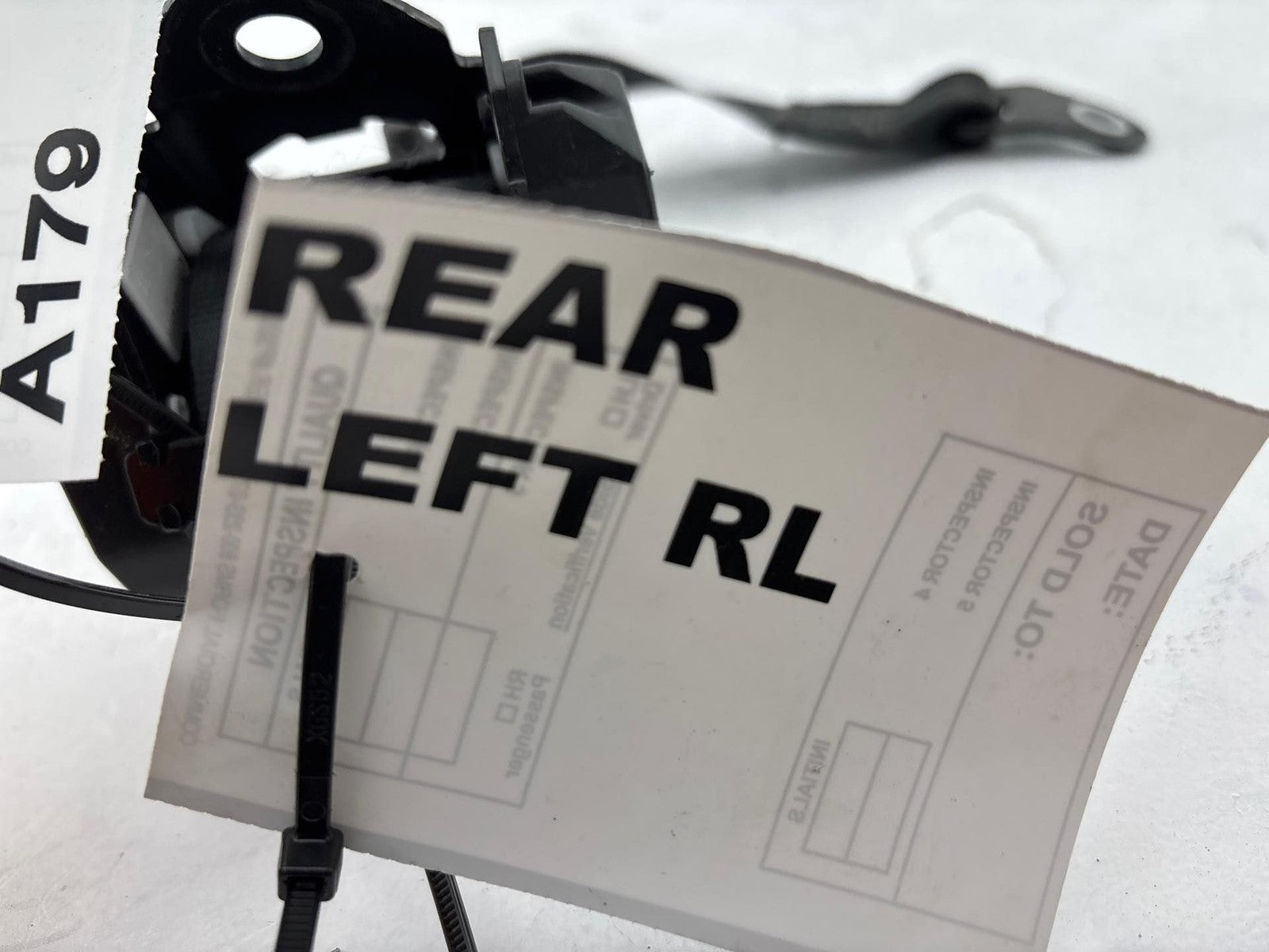 12-19 Fiat 500 Rear Left Seat Belt OEM