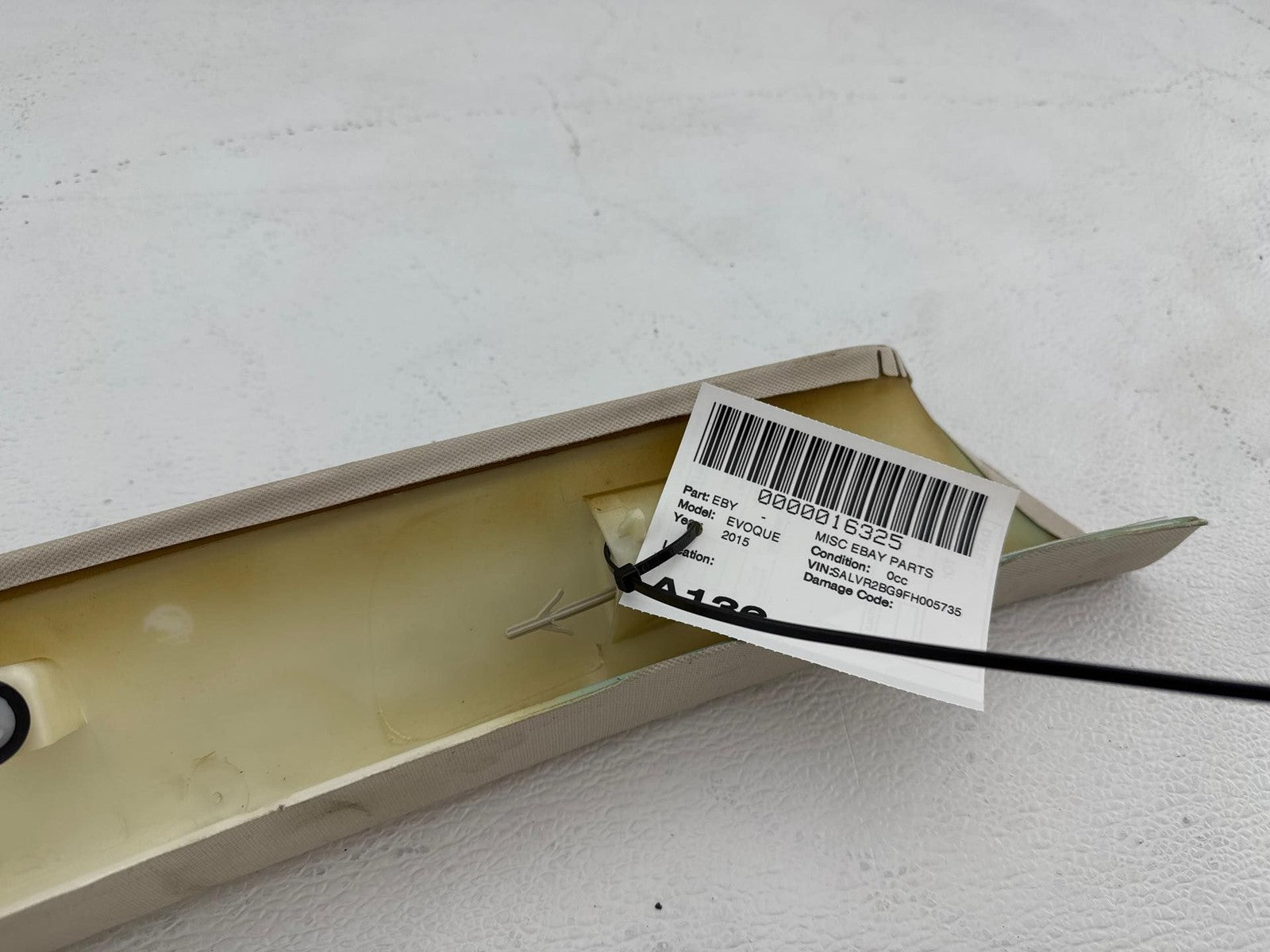 12-19 Range Rover Evoque L538 4DR Front Left A Pillar Trim Panel OEM