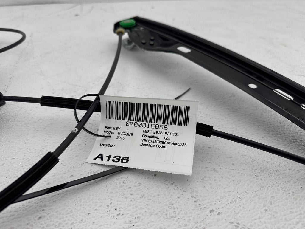 12-19 LAND RANGE ROVER EVOQUE RIGHT PASSENGER FRONT DOOR WINDOW REGULATOR OEM