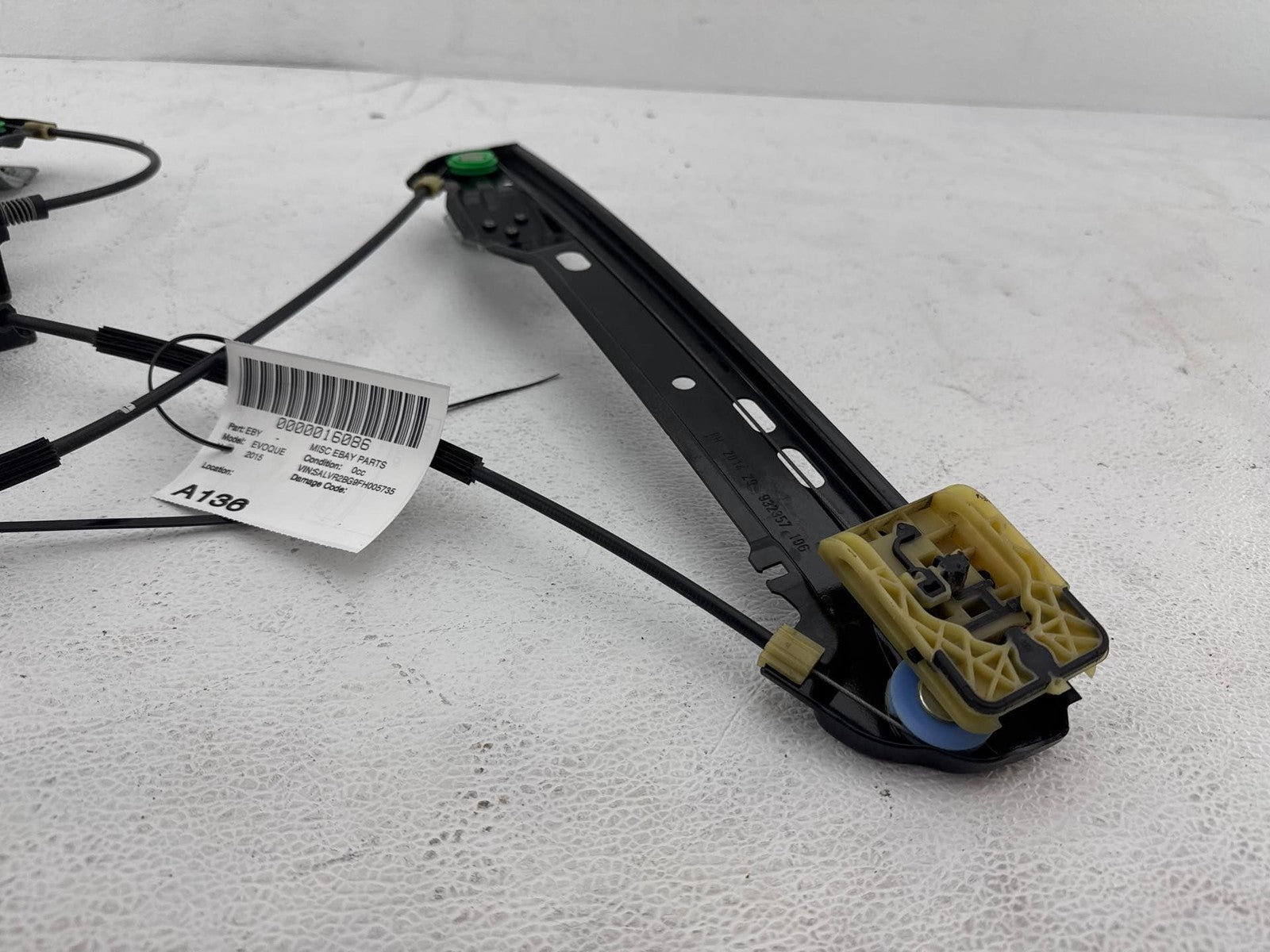 12-19 LAND RANGE ROVER EVOQUE RIGHT PASSENGER FRONT DOOR WINDOW REGULATOR OEM