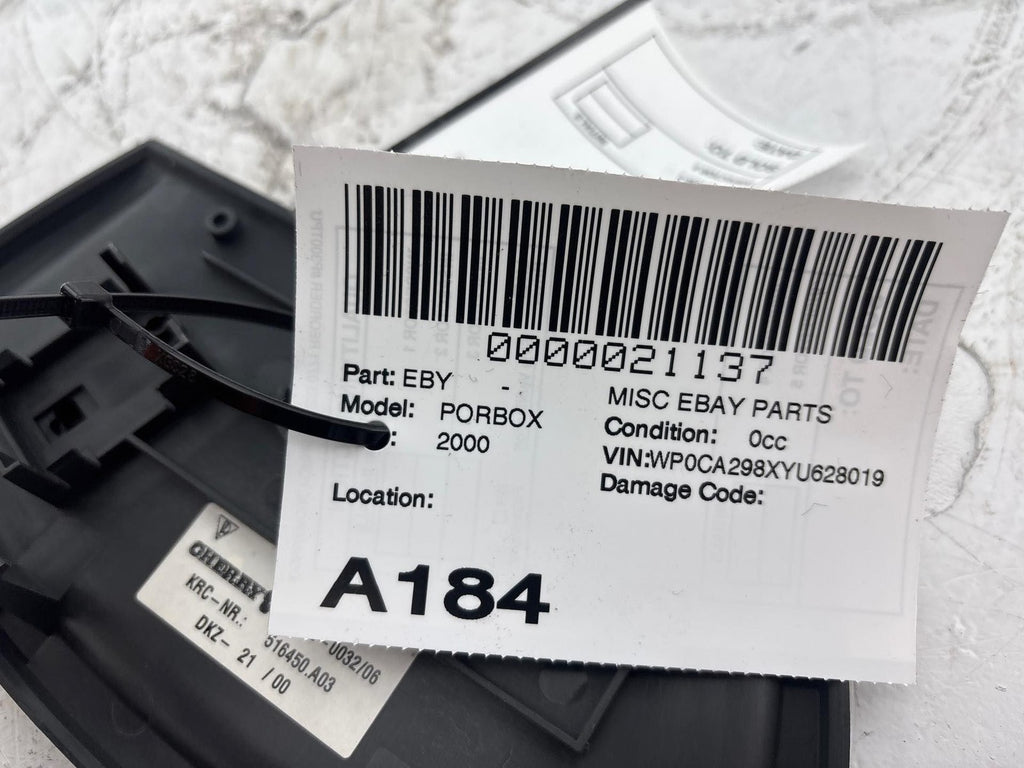 1999-2004 Porsche Boxster Front Right Seat Control Switch Cover Trim OEM