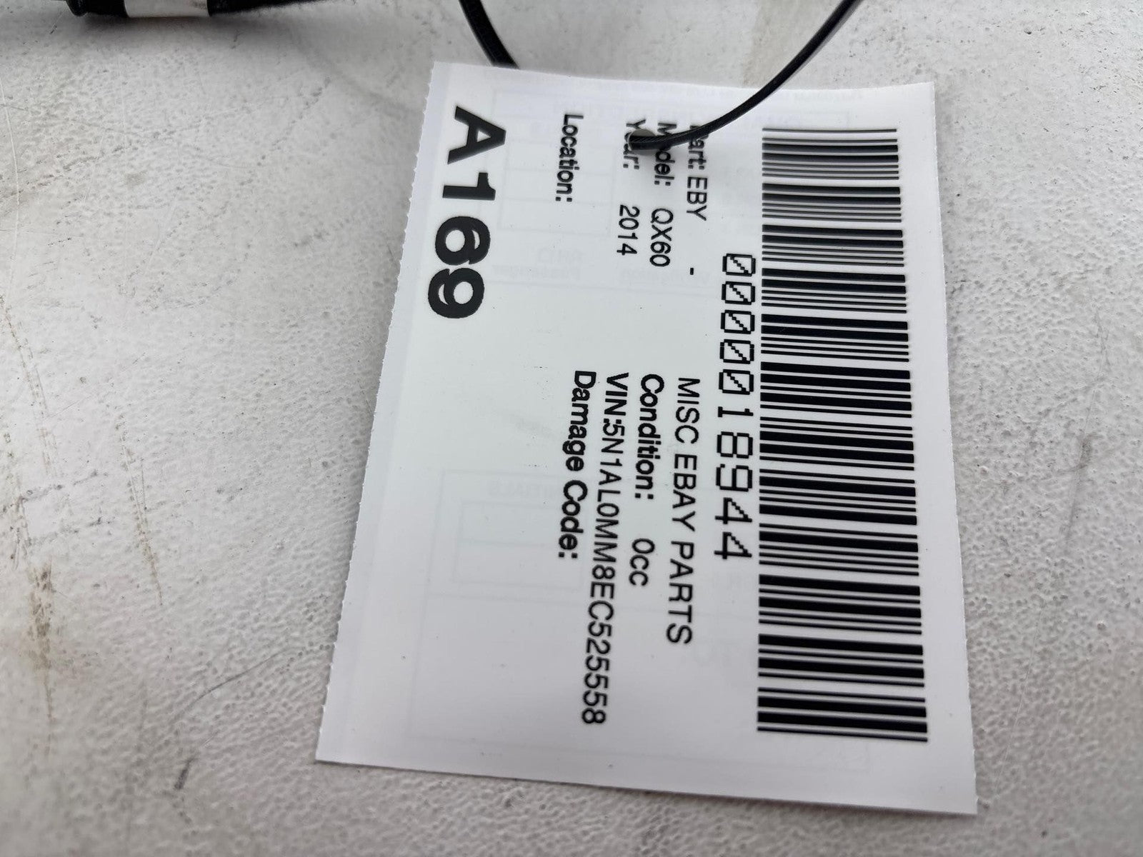 13-15 Infiniti QX60 Rear Left Of Right Tailgate Support Cylinder Strut Shock OEM