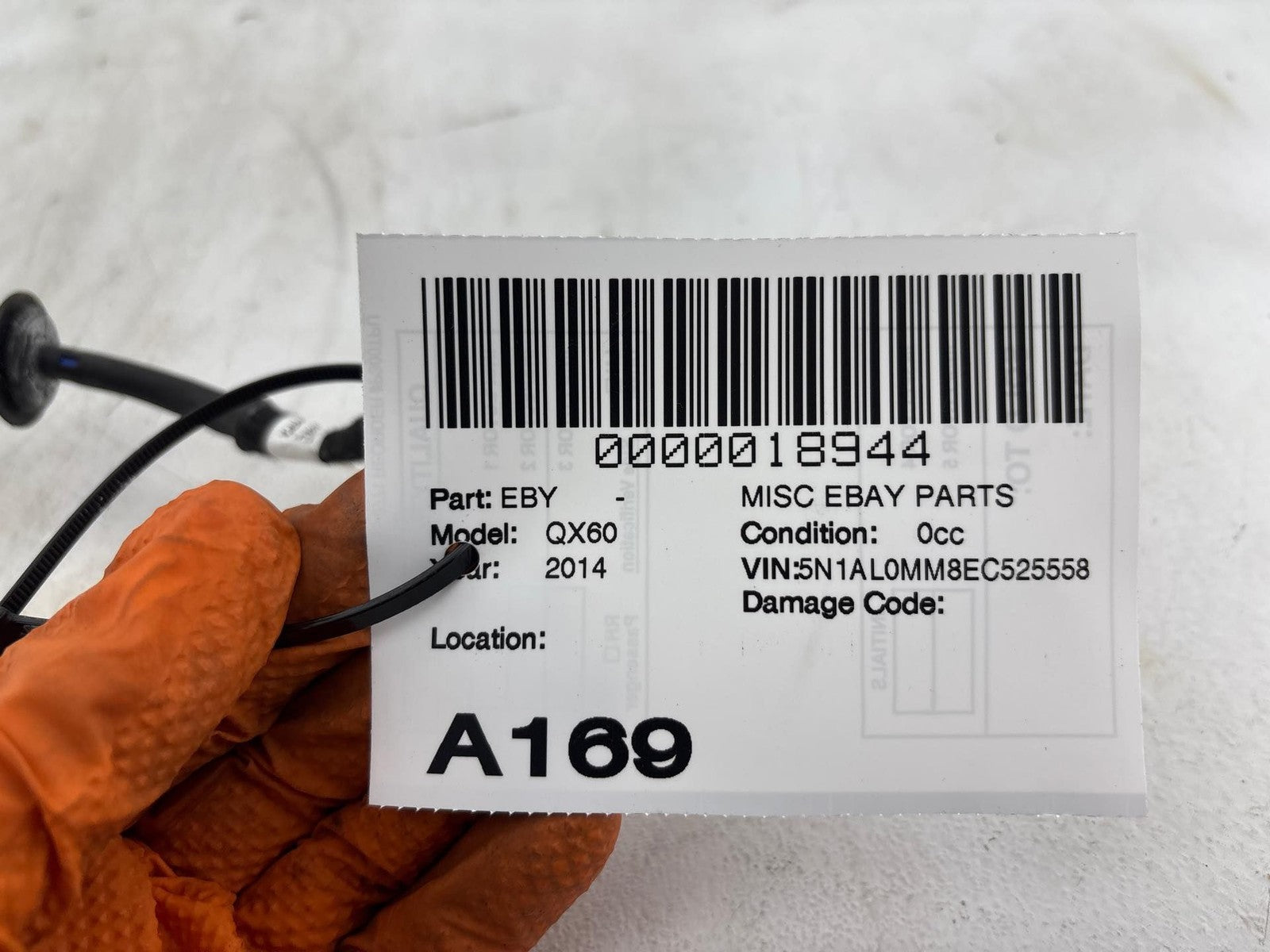 13-15 Infiniti QX60 Rear Left Of Right Tailgate Support Cylinder Strut Shock OEM