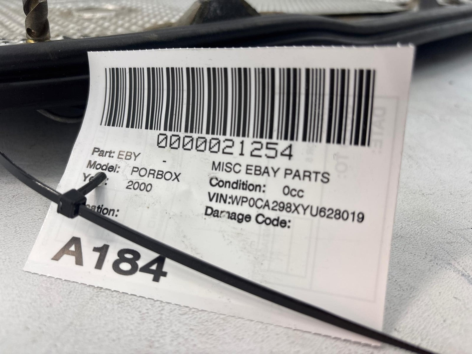 1997-2004 Porsche Boxster 986 Engine Top Cover Heat Shield Panel OEM