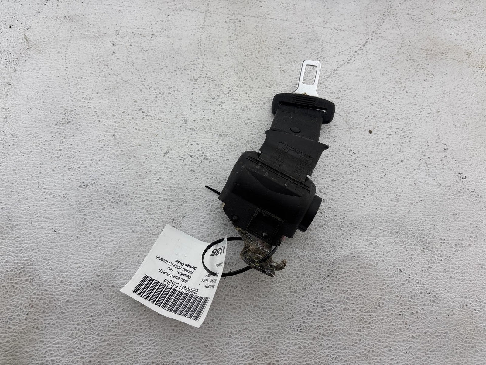 2000-2002 Audi S4 Rear Center Seat Belt OEM