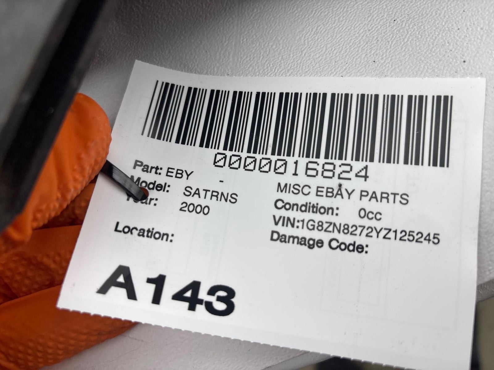 00-02 Saturn S SW2 1.9L Engine Cooling Radiator Assembly