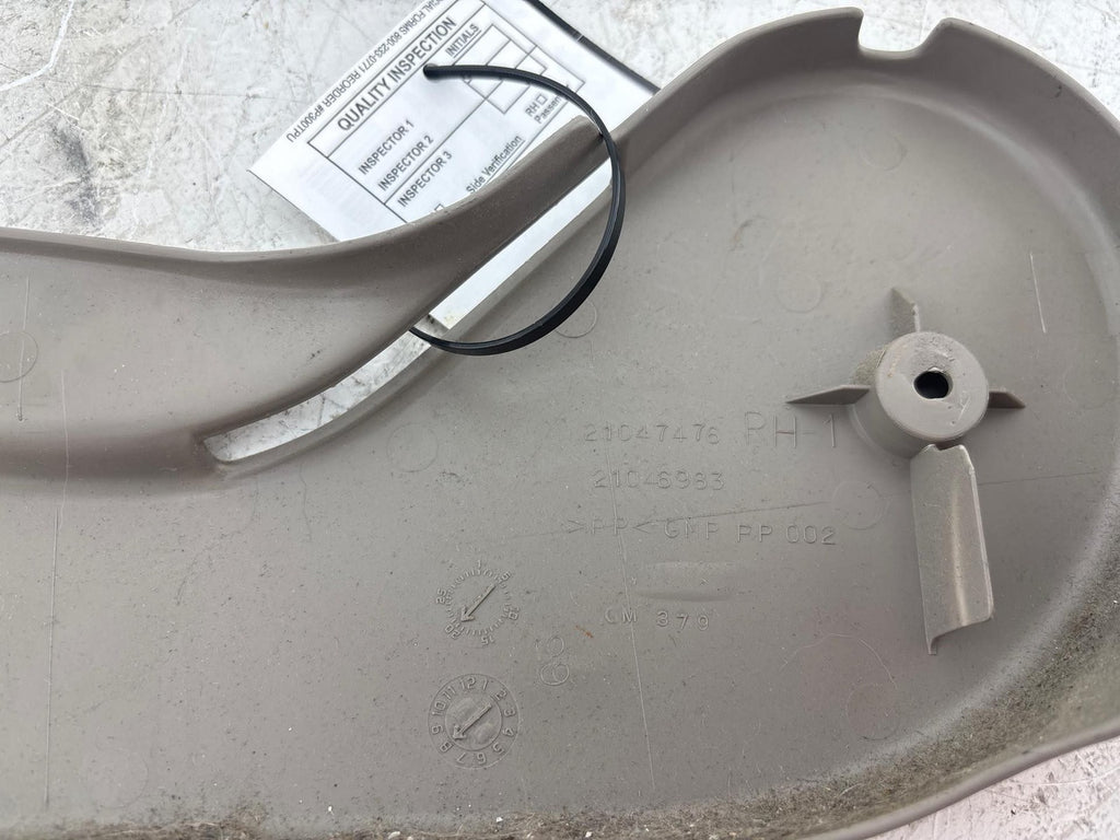 00-02 Saturn SW2 Front Driver Side Seat Switch Outer Trim Cover Panel Right