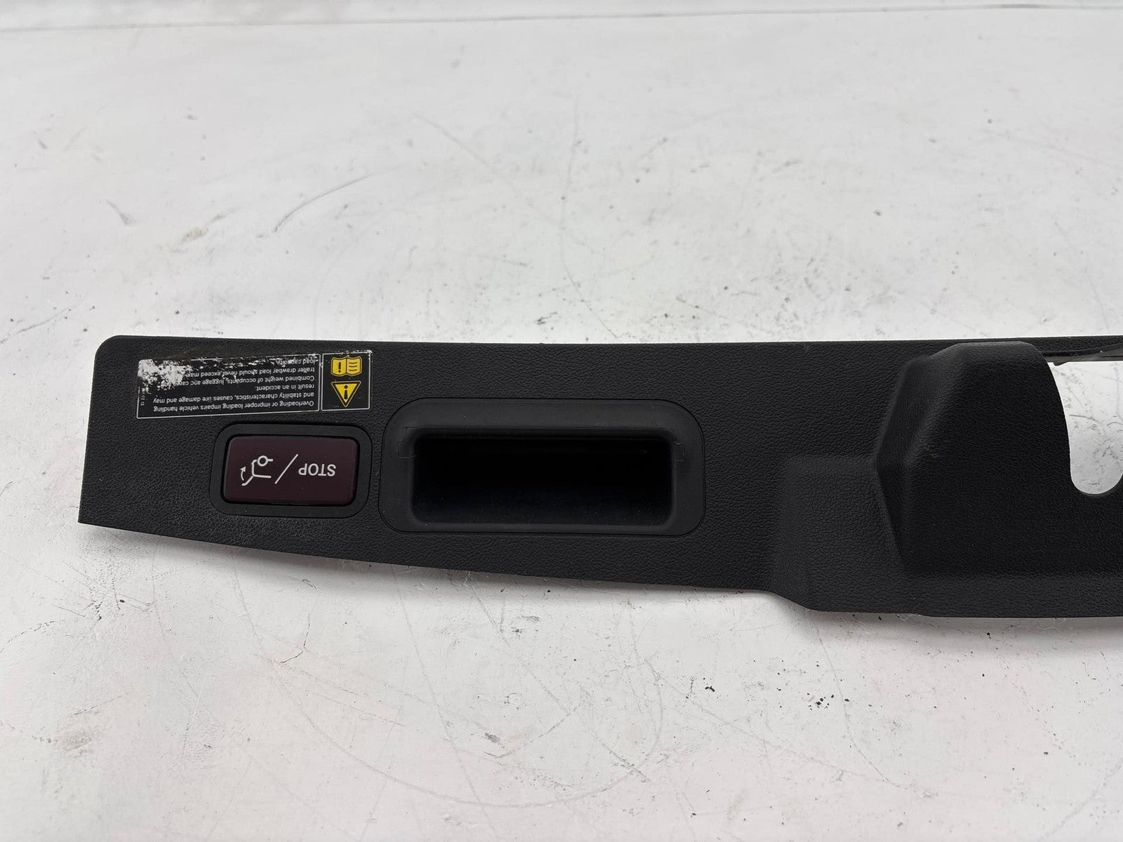 07-12 Mercedes GL450 Trunk Tailgate Handle Lock Latch Cover Trim OEM 1647400130