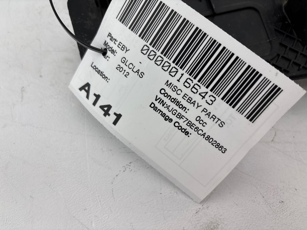 07-12 Mercedes GL450 Trunk Tailgate Handle Lock Latch Cover Trim OEM 1647400130