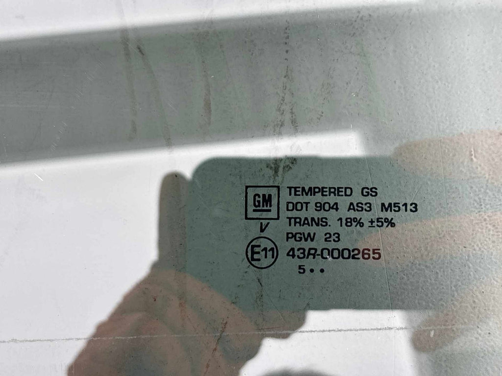 07-17 Gmc Acadia GMC Rear Right Passenger Side Door Window Glass OEM