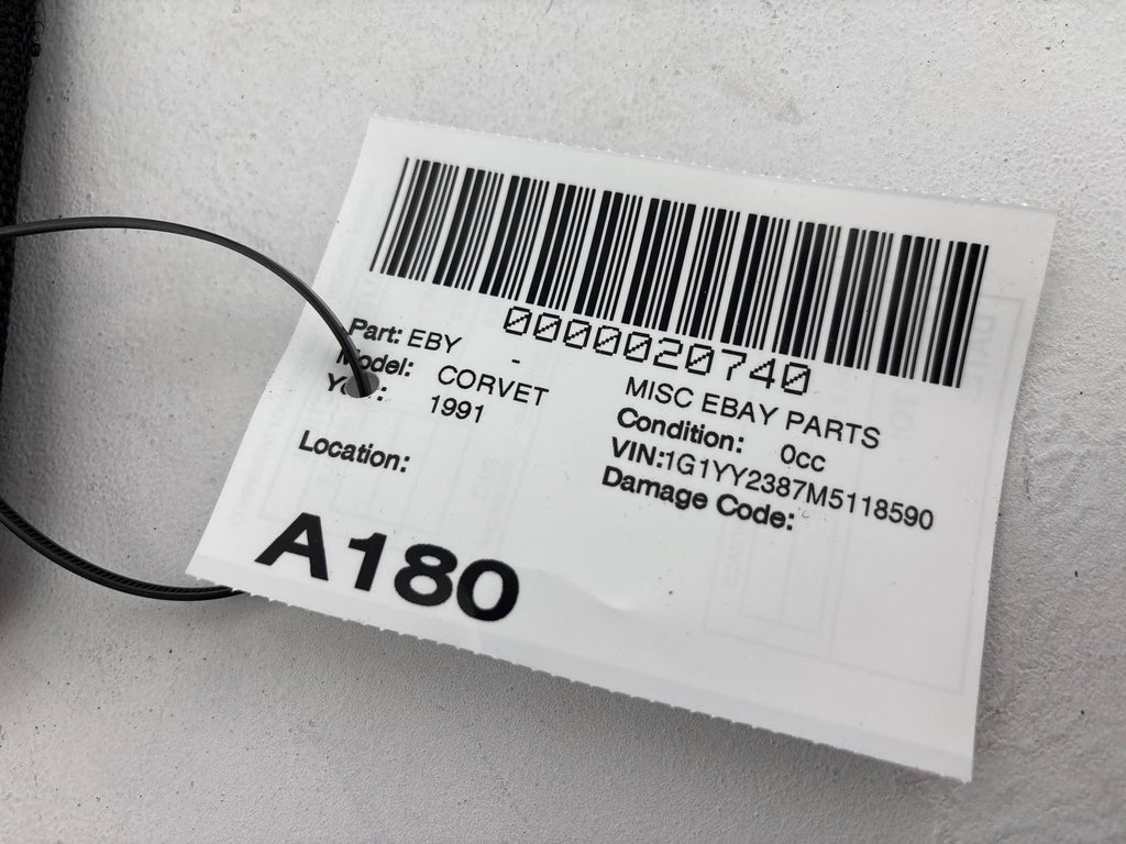 1991 Chevrolet Corvette Front Left Floor Mat OEM