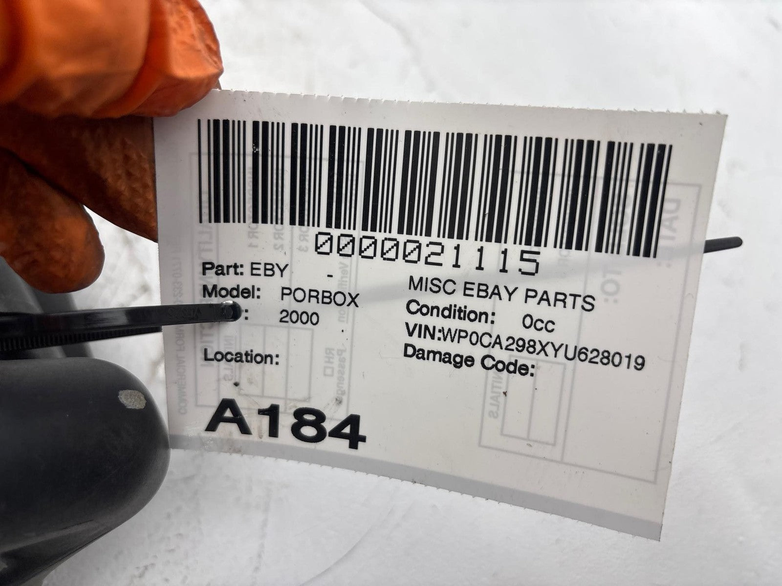 1997 - 2004 Porsche Boxster Engine Cooling Right Radiator OEM