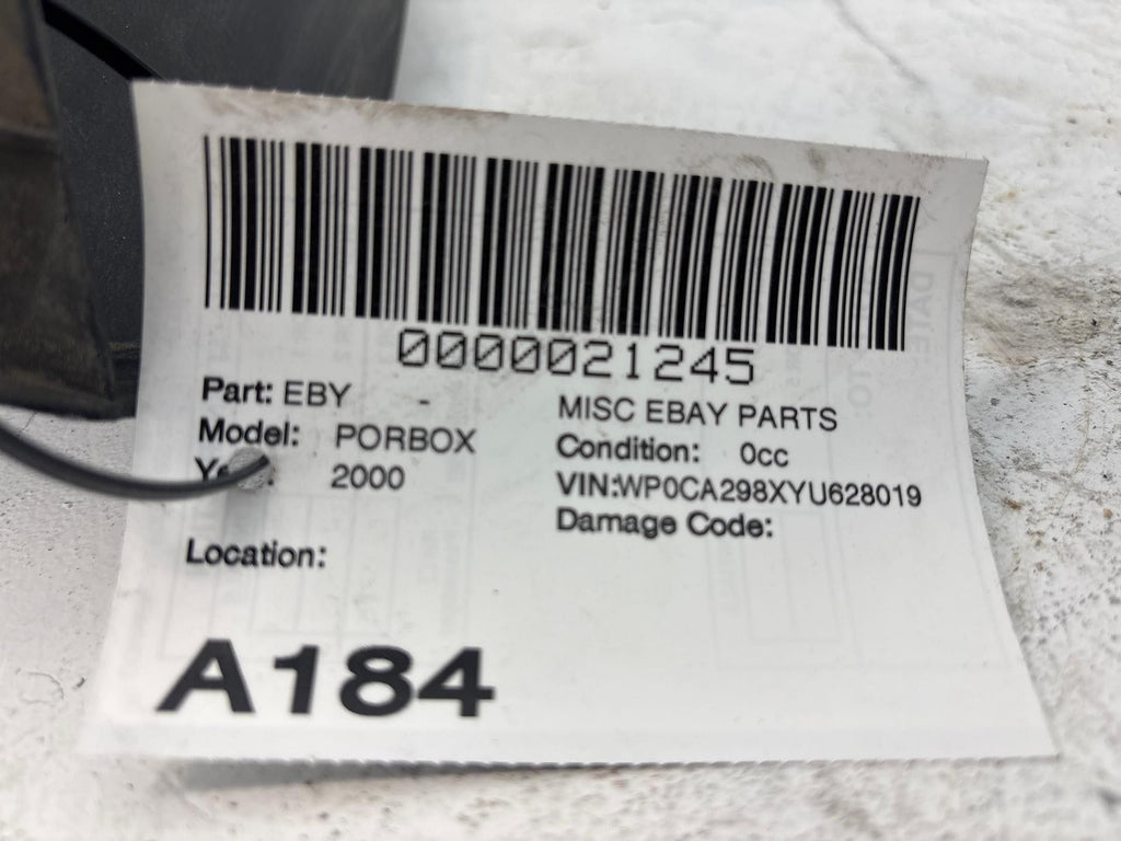 1997-2004 Porsche Boxster Rear Left Fender Liner Splash Guard OEM