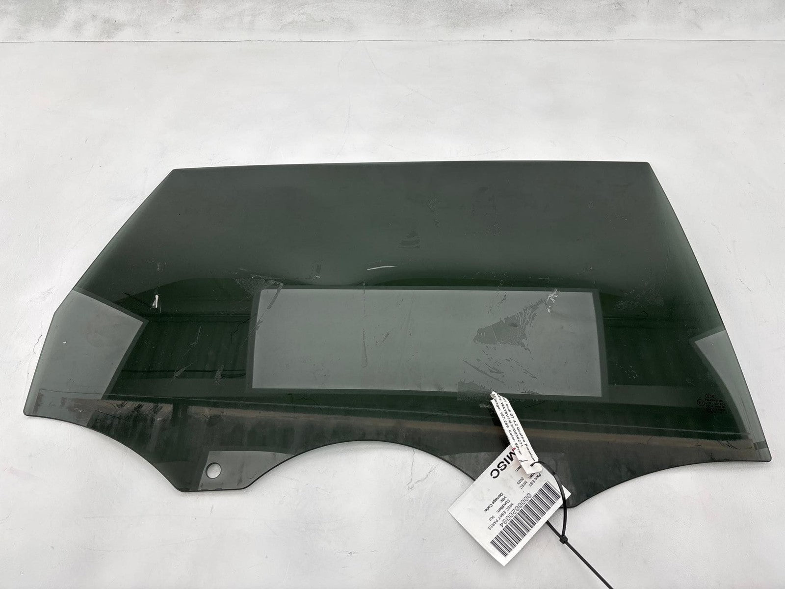 07-15 Audi Q7 Rear Right Door Window Glass OEM