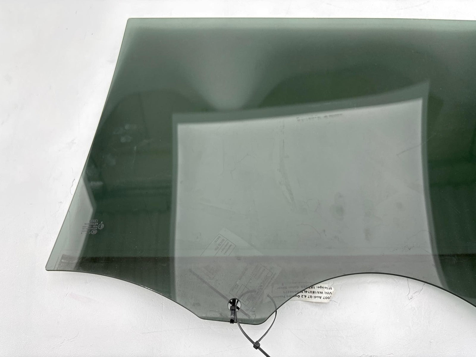 07-15 Audi Q7 Rear Right Door Window Glass OEM