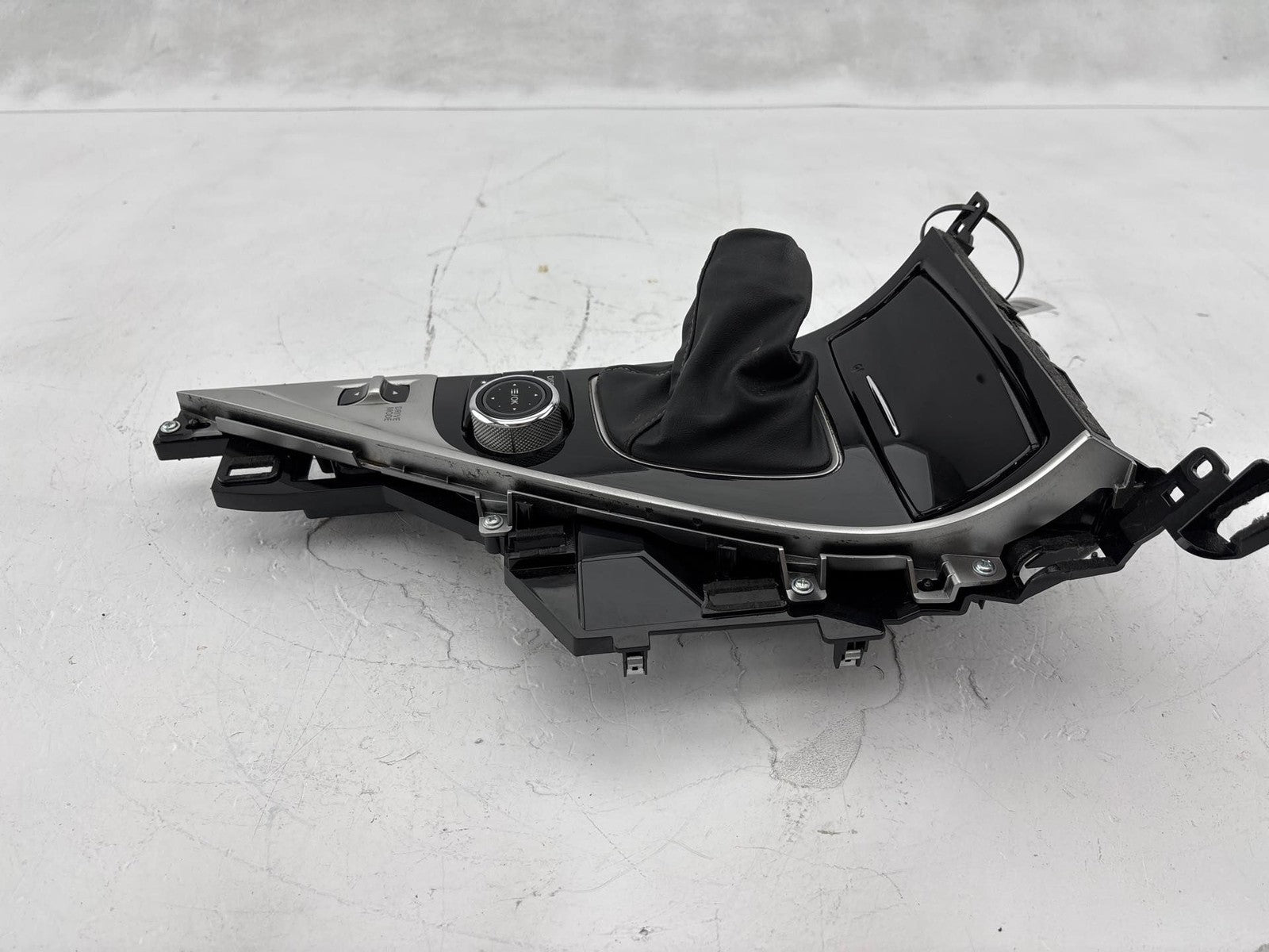 17-22 Infiniti Q50 Center Console Gear Shifter Bezel W/Multifunction Switch OEM