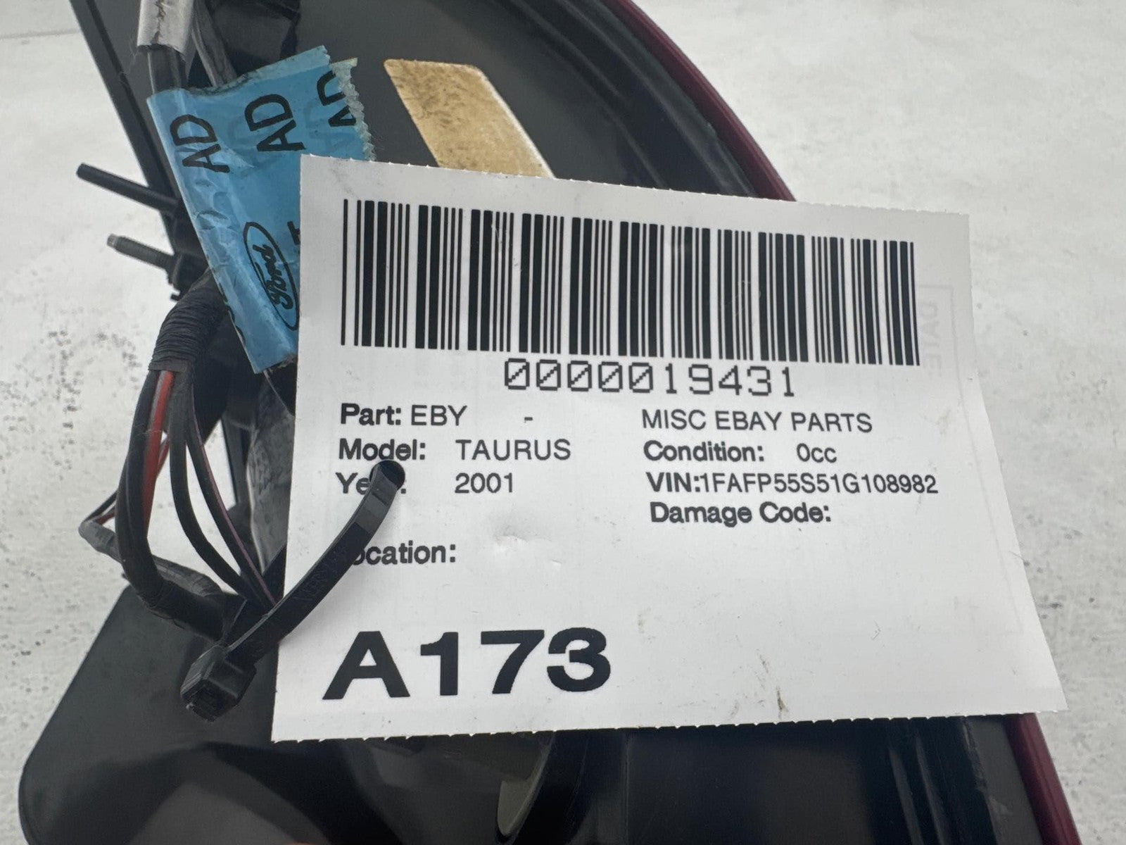 2000-2003 Ford Taurus Rear Left Tail Light Lamp Assembly OEM