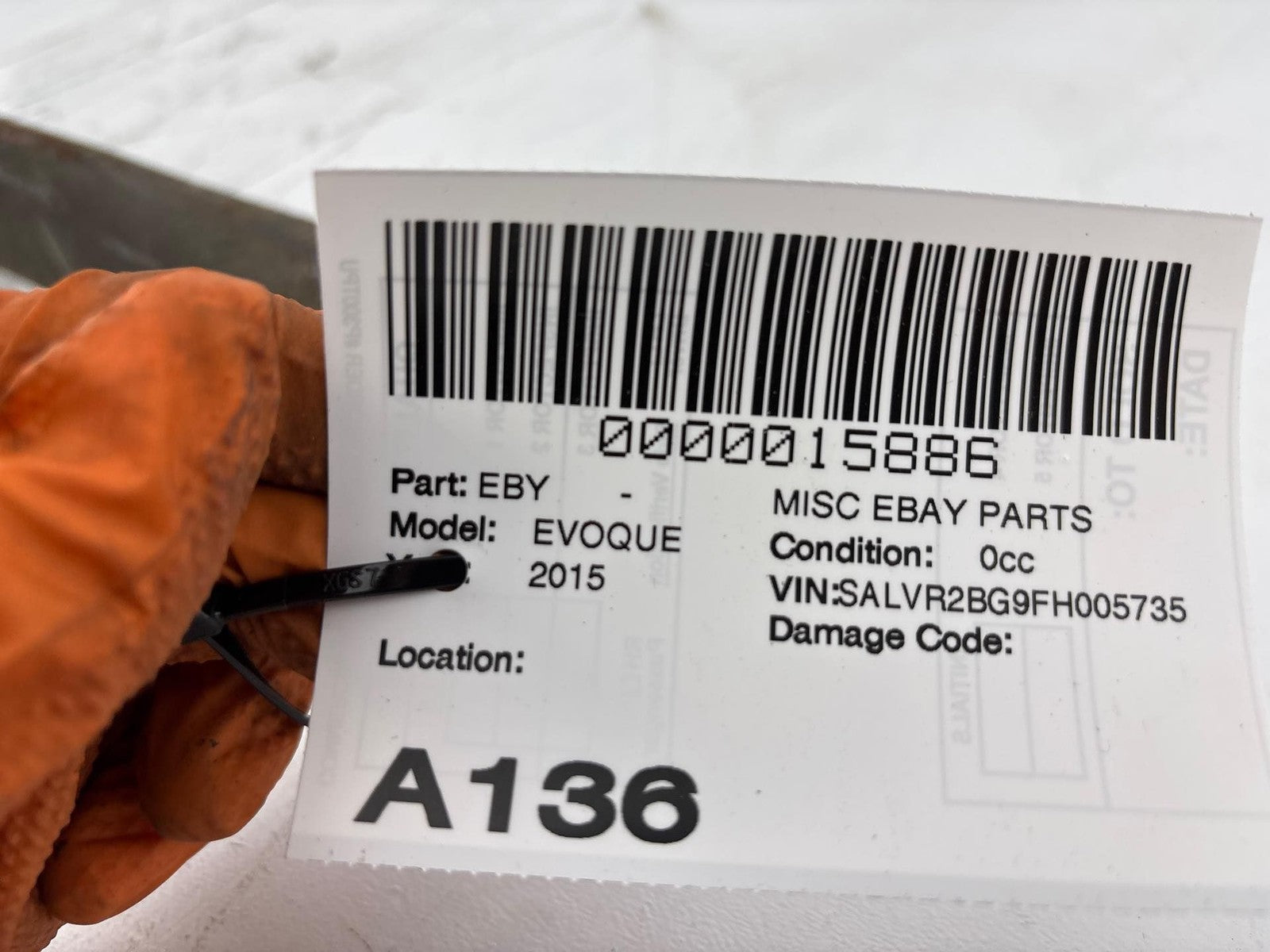 12-19 LAND ROVER RANGE ROVER EVOQUE REAR LEFT SIDE TRAILING CONTROL ARM OEM