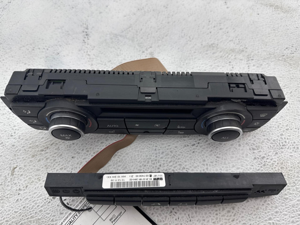 10-13 BMW 135i A/C Climate Control & Convertible Folding Top Switch OEM