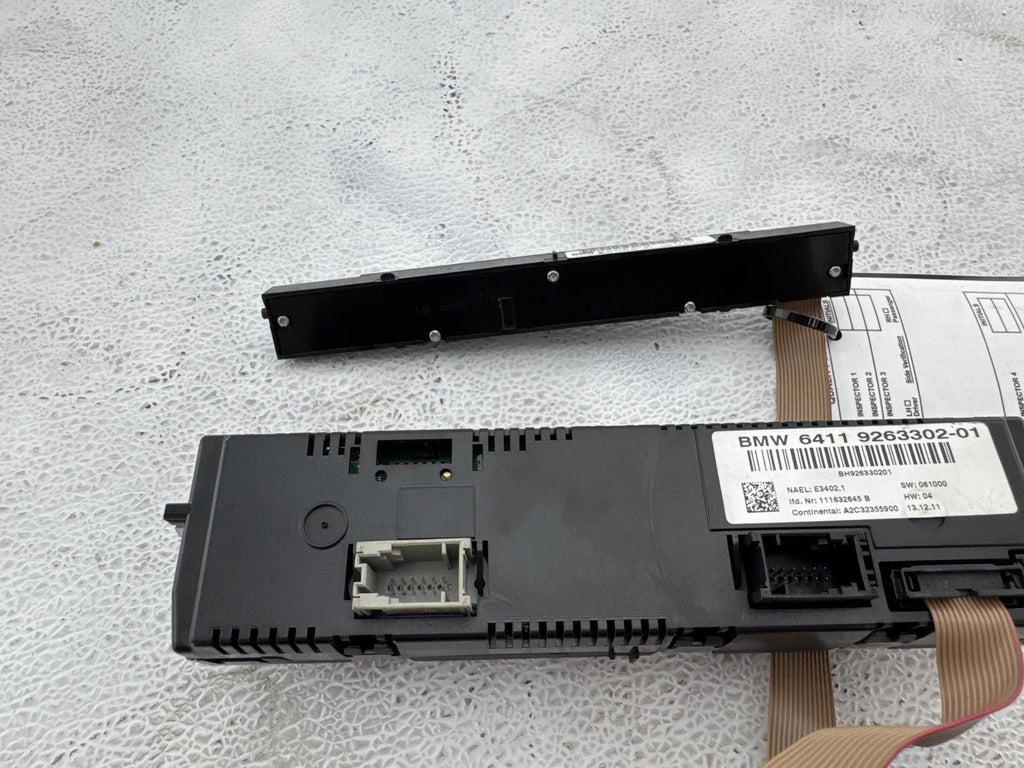 10-13 BMW 135i A/C Climate Control & Convertible Folding Top Switch OEM