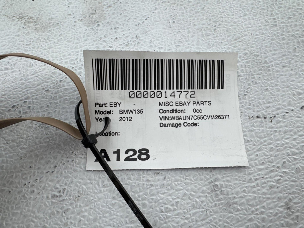 10-13 BMW 135i A/C Climate Control & Convertible Folding Top Switch OEM