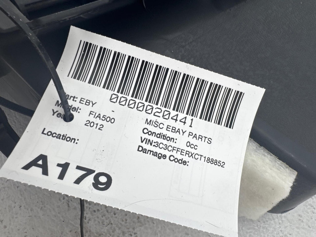 12-15 FIAT 500 Dash Glove Box Storage Compartment OEM