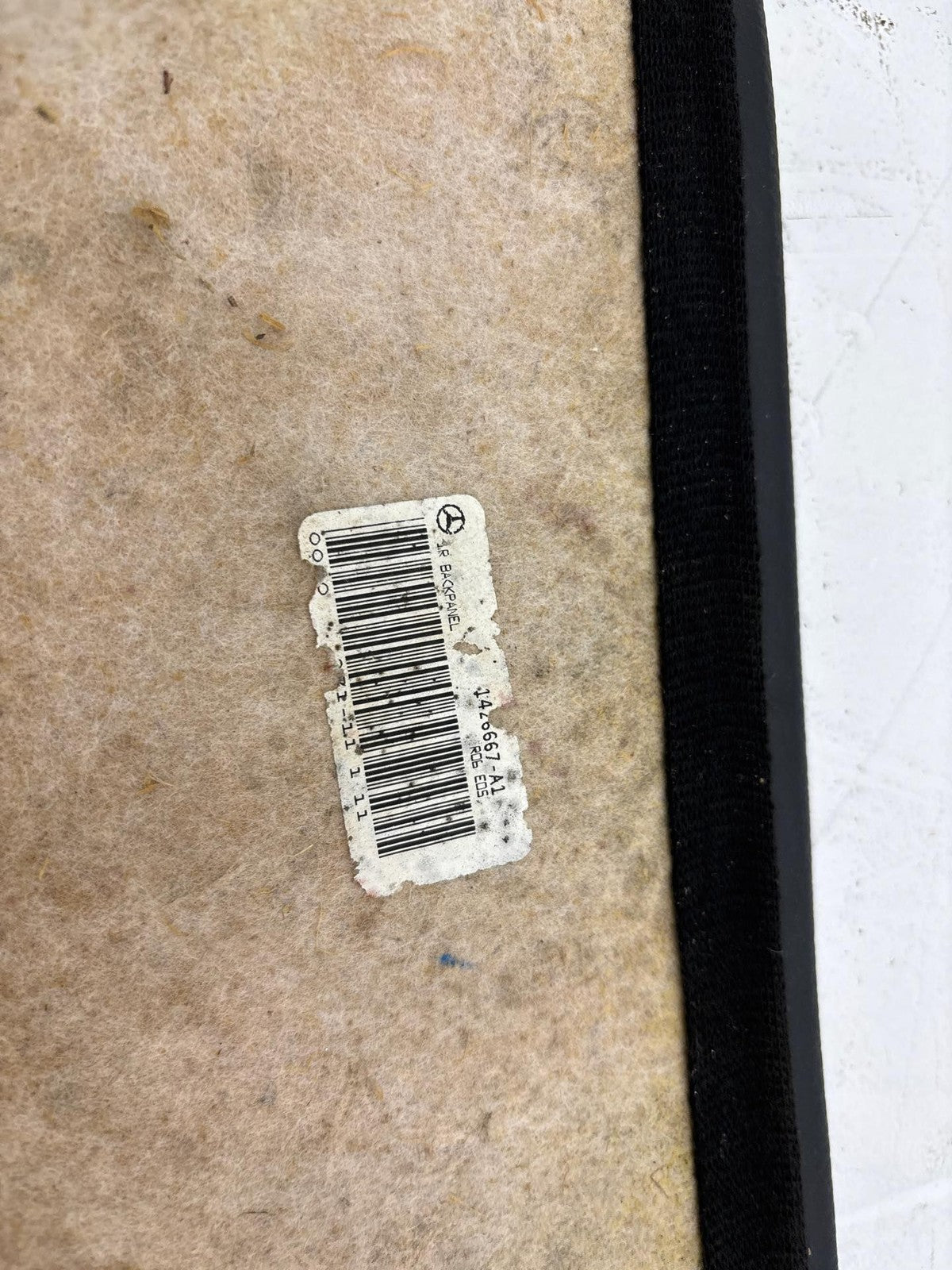 07-12 Mercedes GL450 Front Seat Back Trim Cover Panel OEM