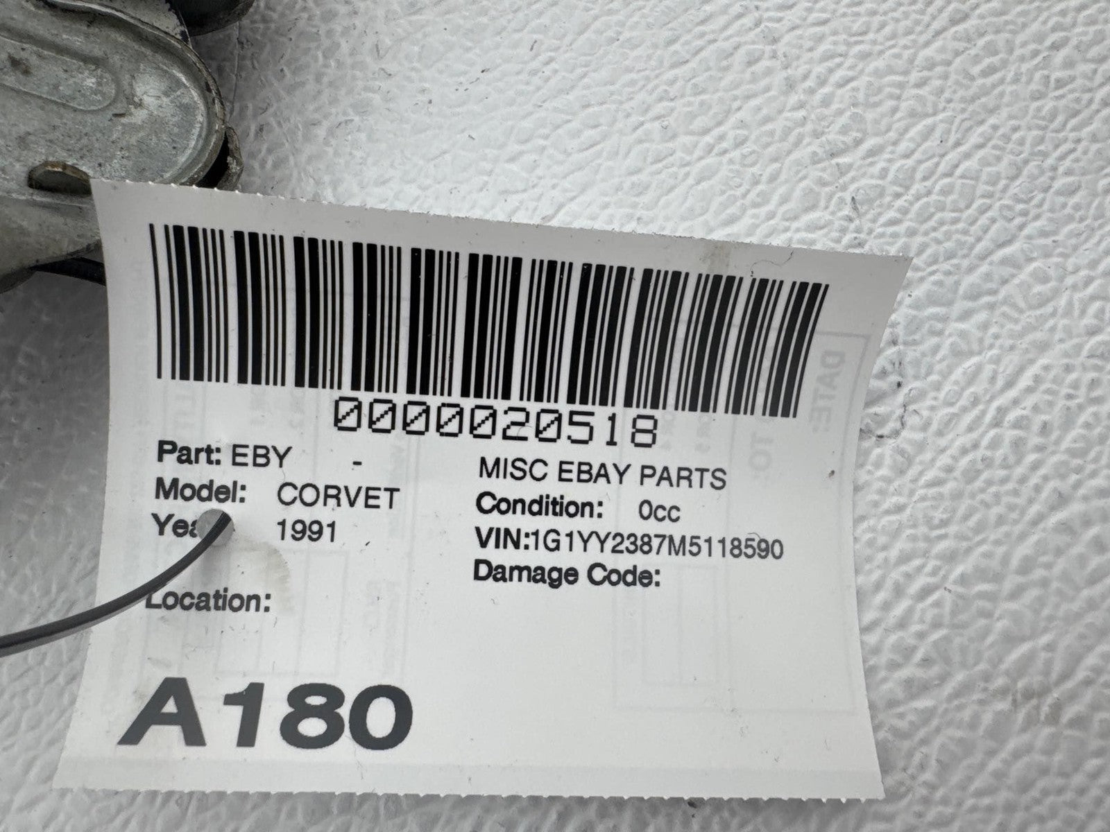 1984-1996 Chevrolet Corvette Trunk Lid Latch Lock Actuator OEM