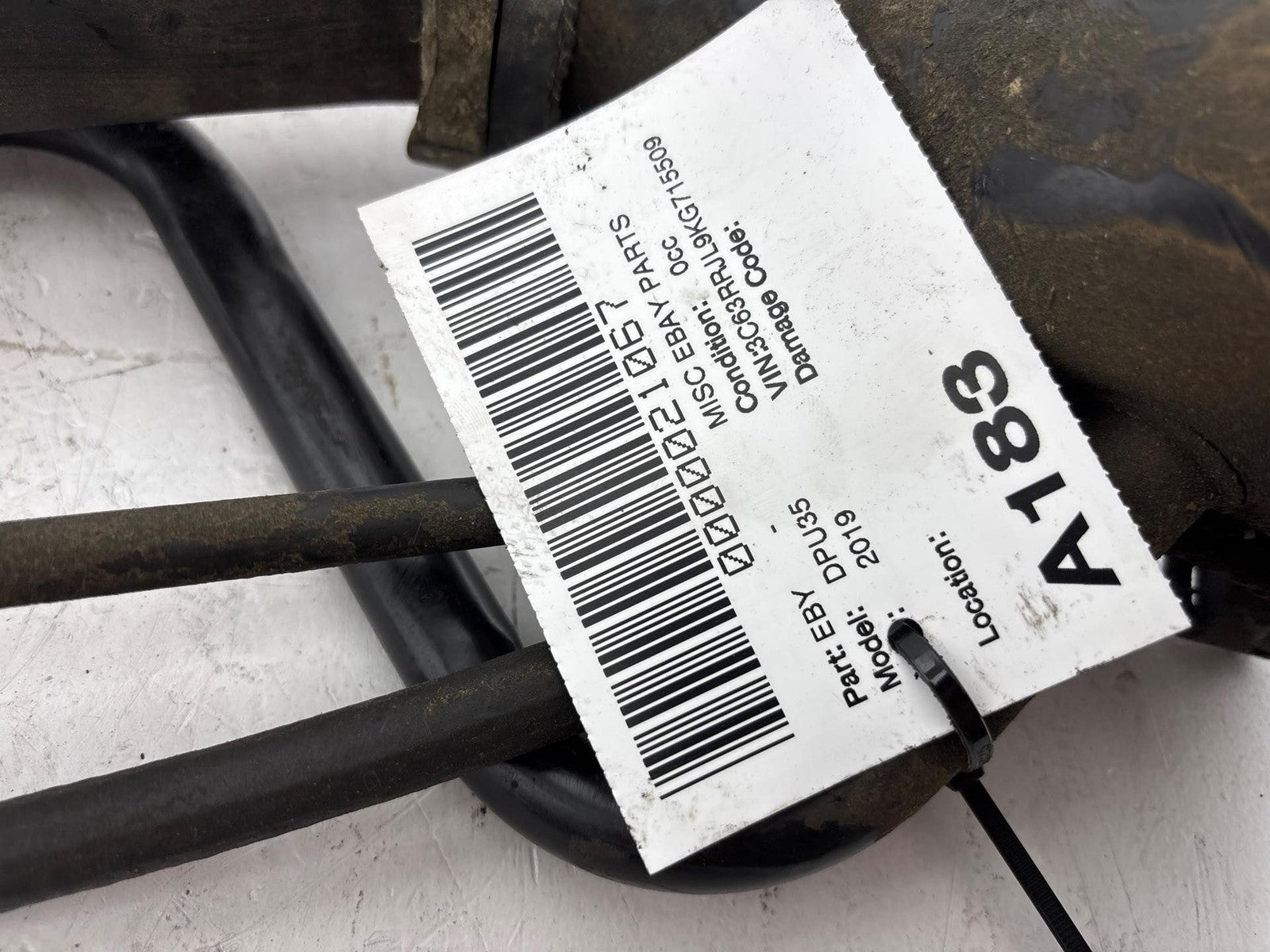 19-20 Dodge Ram 3500 Diesel 6.7L Fuel Filler Neck Pipe Assembly OEM