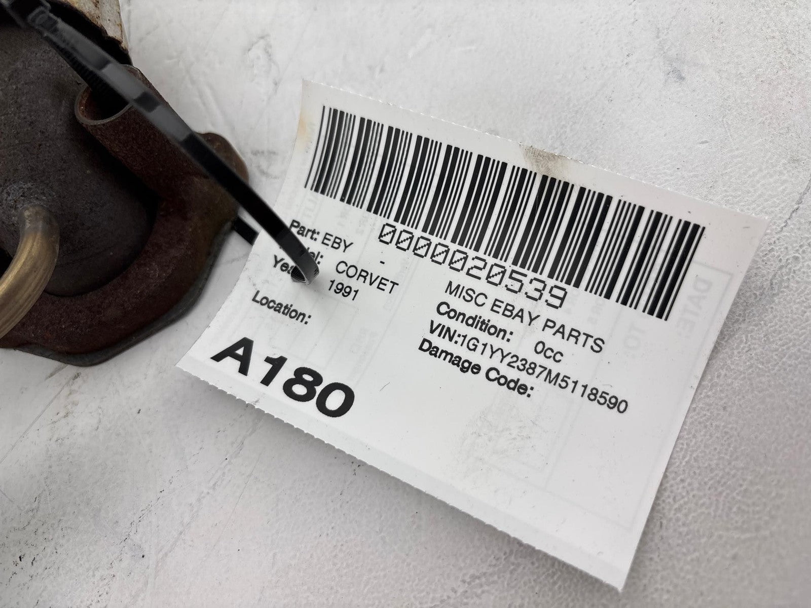 1987-1991 Chevrolet Corvette Left Exhaust Manifold OEM