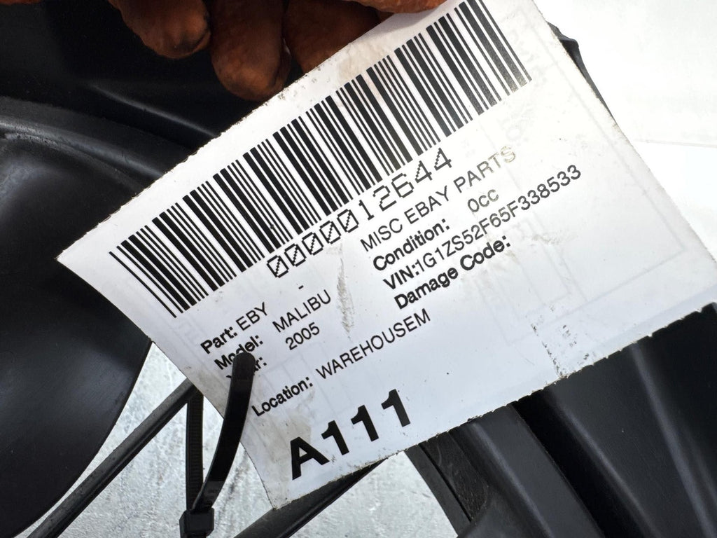 04-08 CHEVROLET MALIBU Radiator Cooling Fan Assembly