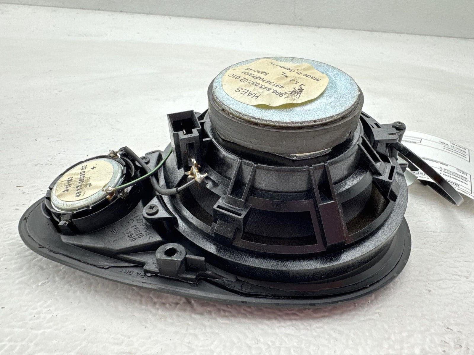 2000-2002 Porsche Boxster 986 Front Left Side Dashboard Speaker OEM