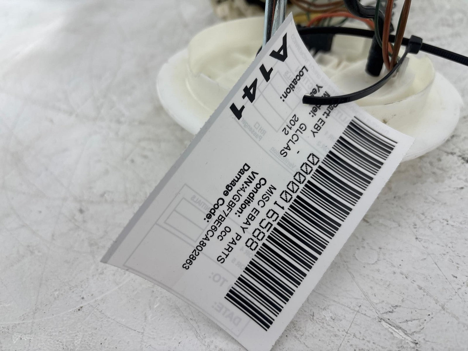 09-12 Mercedes-Benz GL 450 Fuel Pump Module Assembly OEM 1644702194