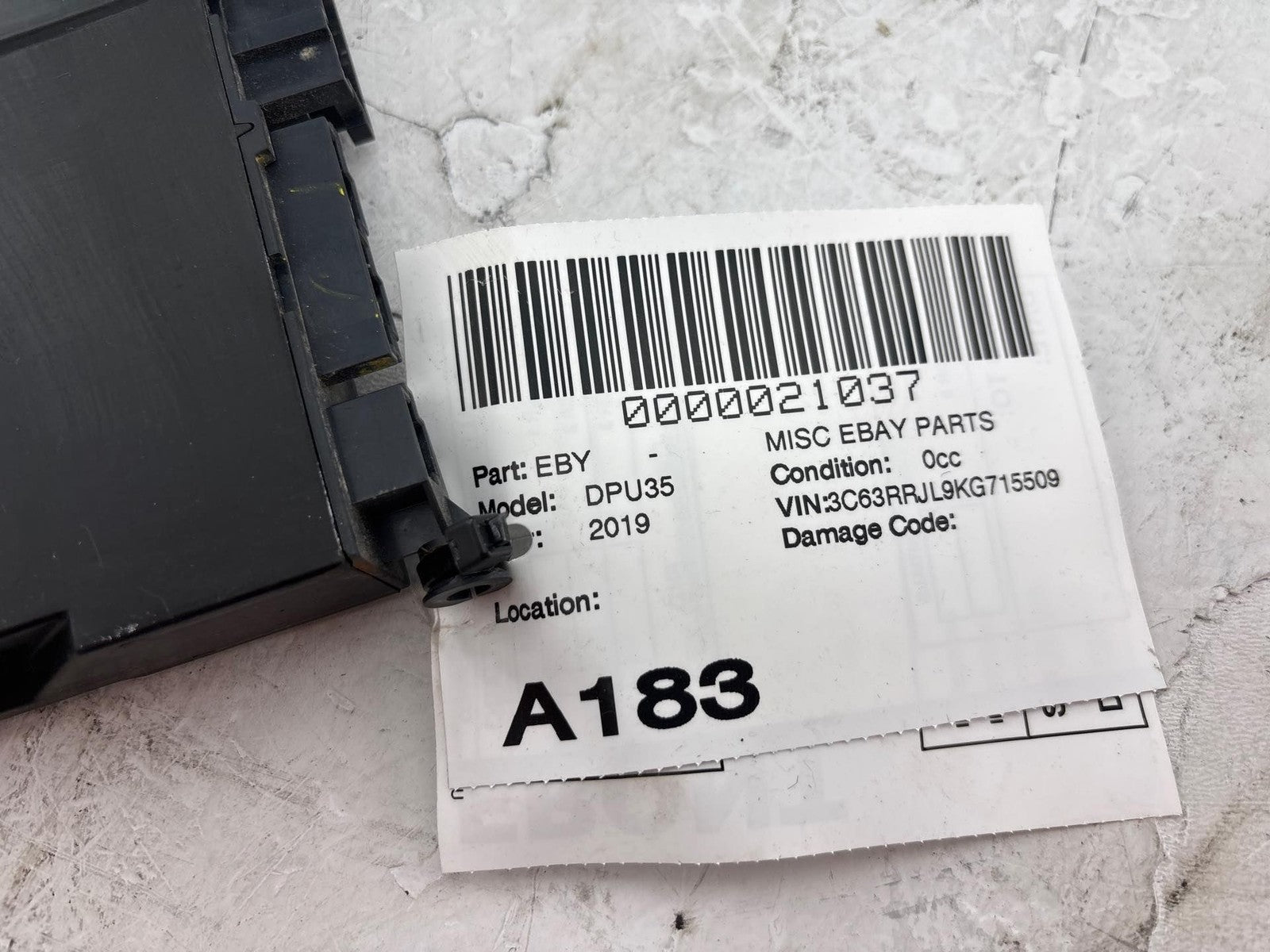 19-23 Ram 3500 Pickup Seat Left Memory Control Module OEM