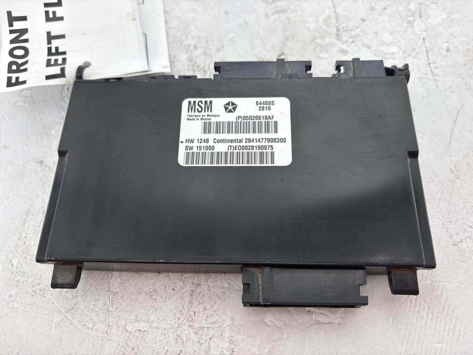 19-23 Ram 3500 Pickup Seat Left Memory Control Module OEM