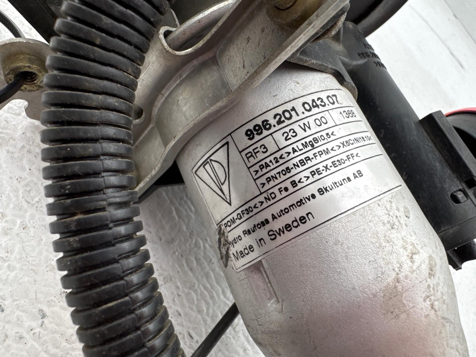 1997-04 Porsche Boxster 911 RWD Fuel Gas Tank Filler Neck Hose Tube Pipe OEM