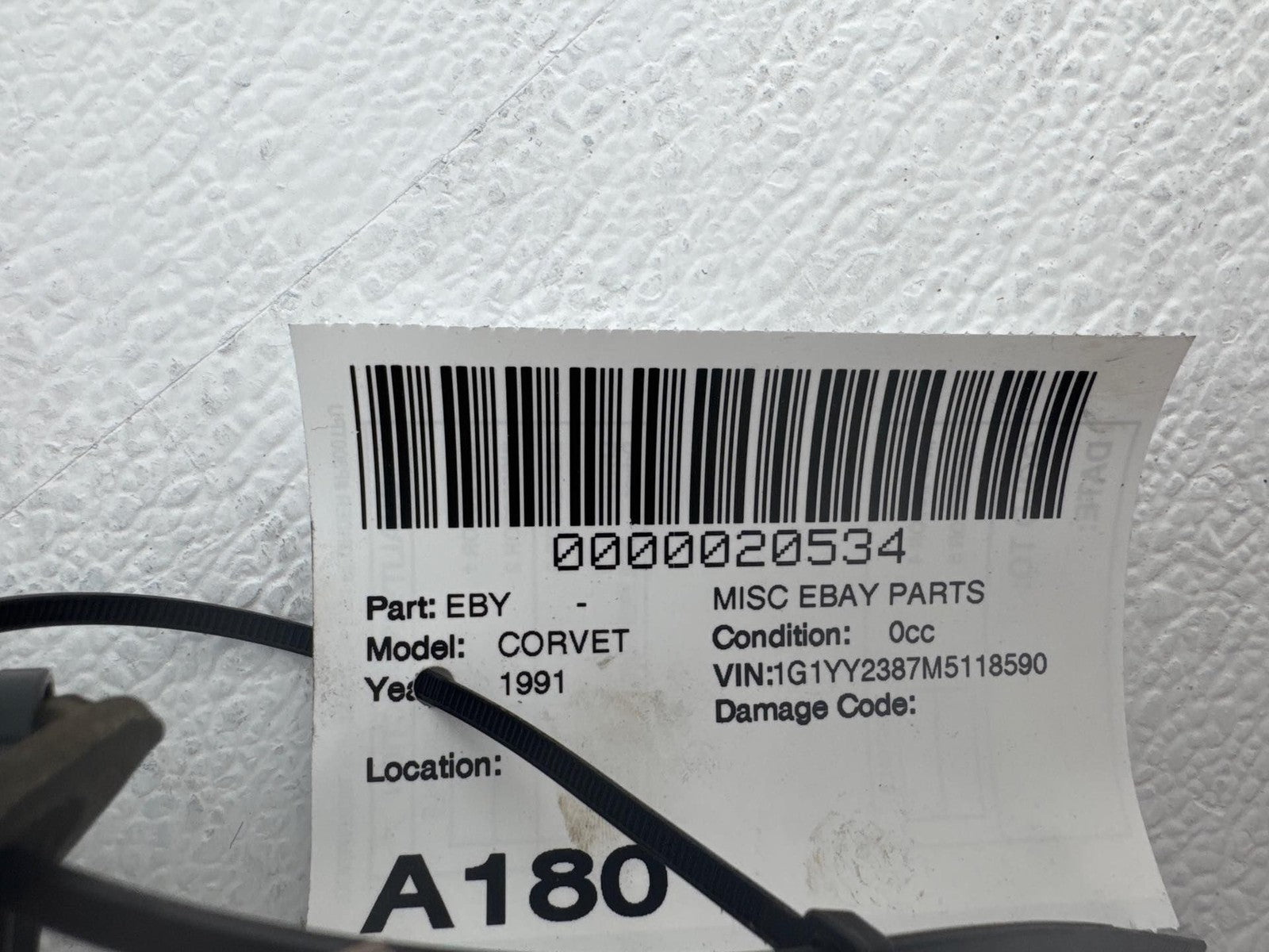 1989-1996 Chevrolet Corvette Rear Right Brake Caliper Assembly OEM