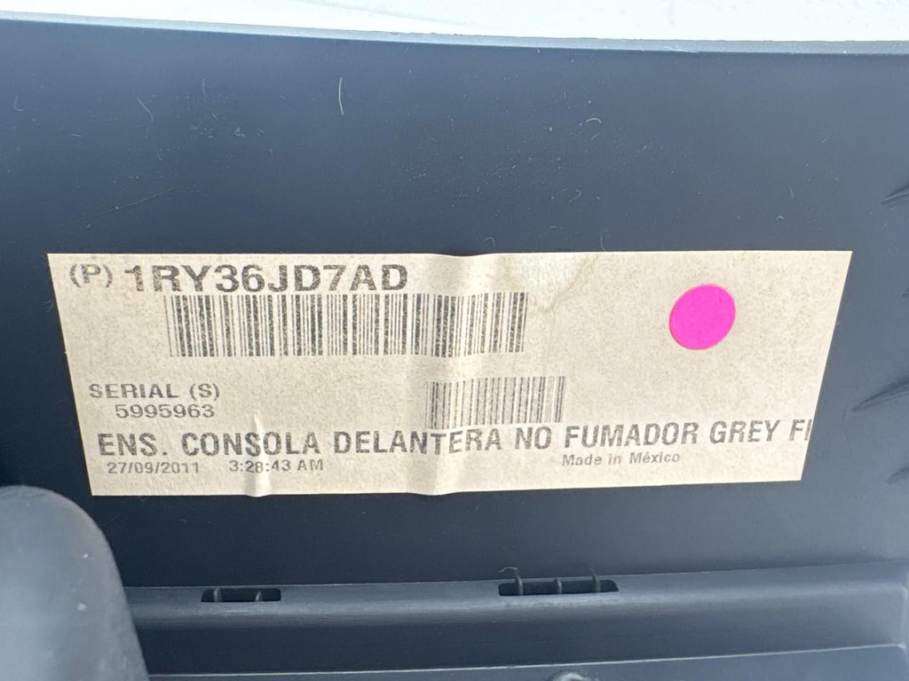 12-17 Fiat 500 Front Floor Center Console Assembly OEM