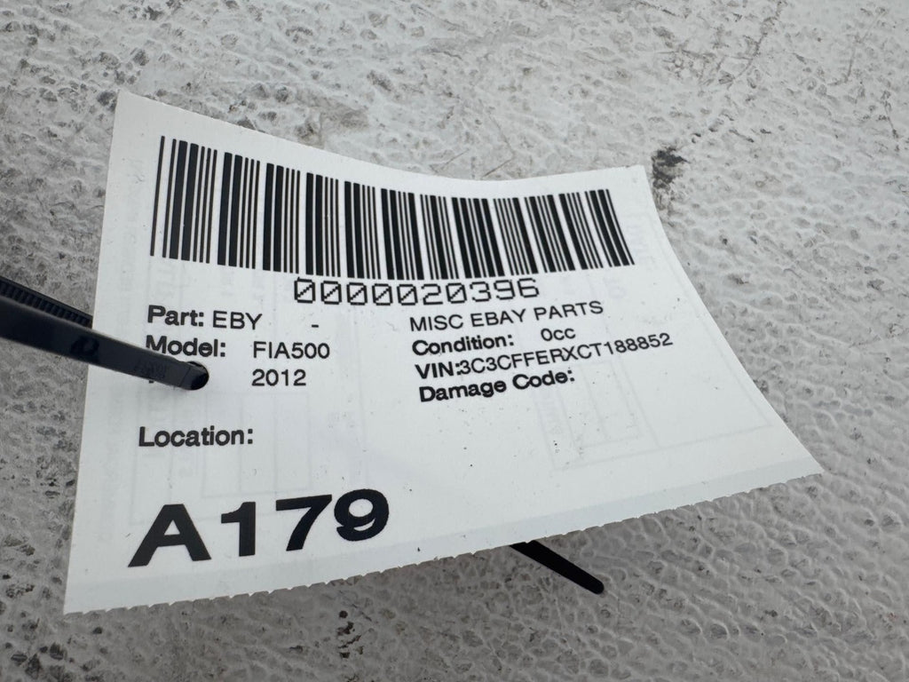 12 FIAT 500 1.4L Cabin Fuse Box OEM