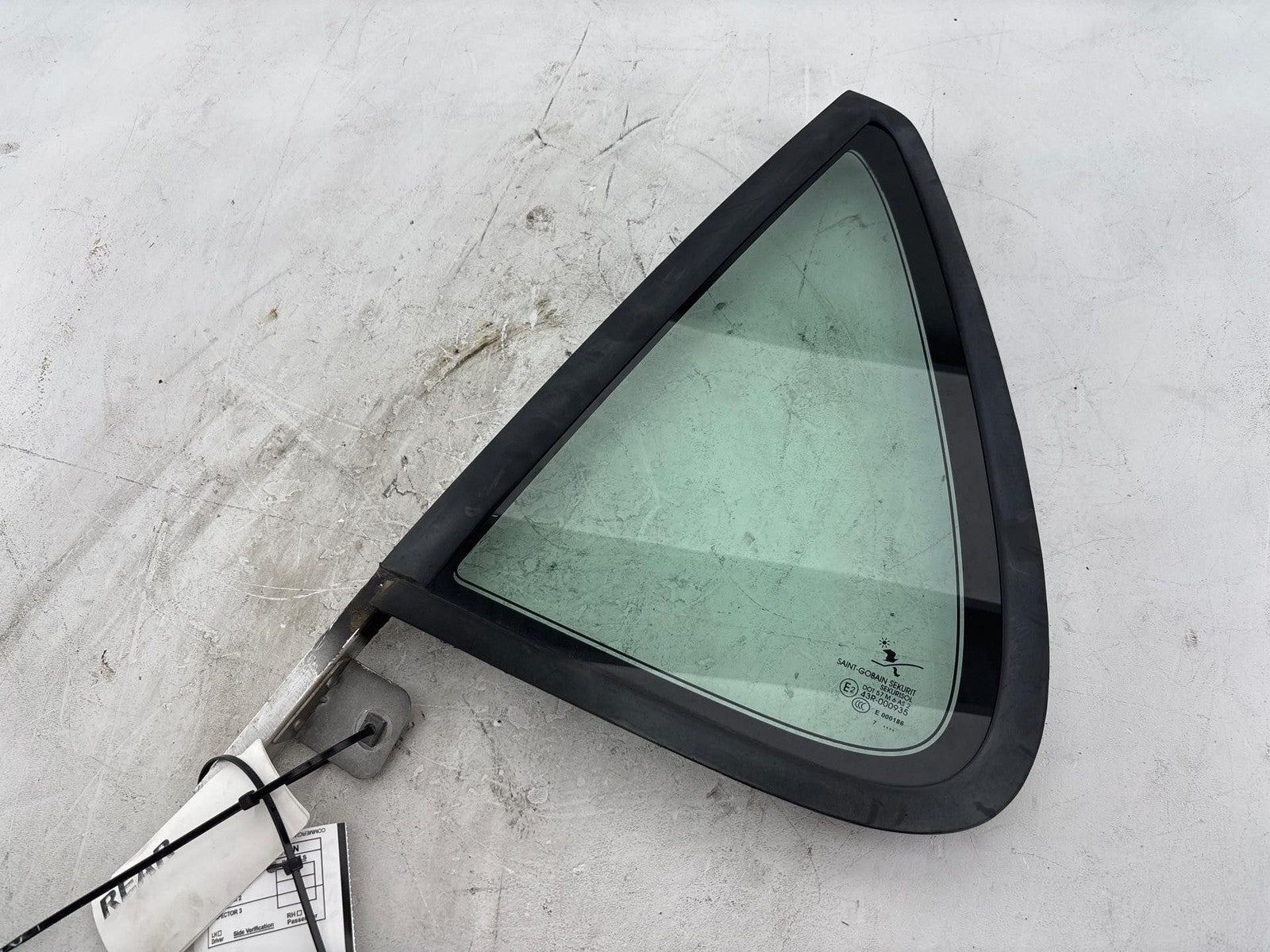 1999-2010 Saab 9-5 Aero Wagon Driver Left Rear Quarter Door Glass Window