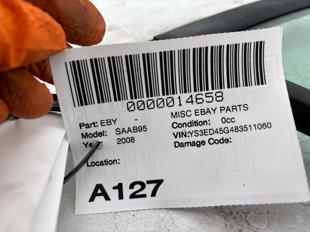 1999-2010 Saab 9-5 Aero Wagon Driver Left Rear Quarter Door Glass Window