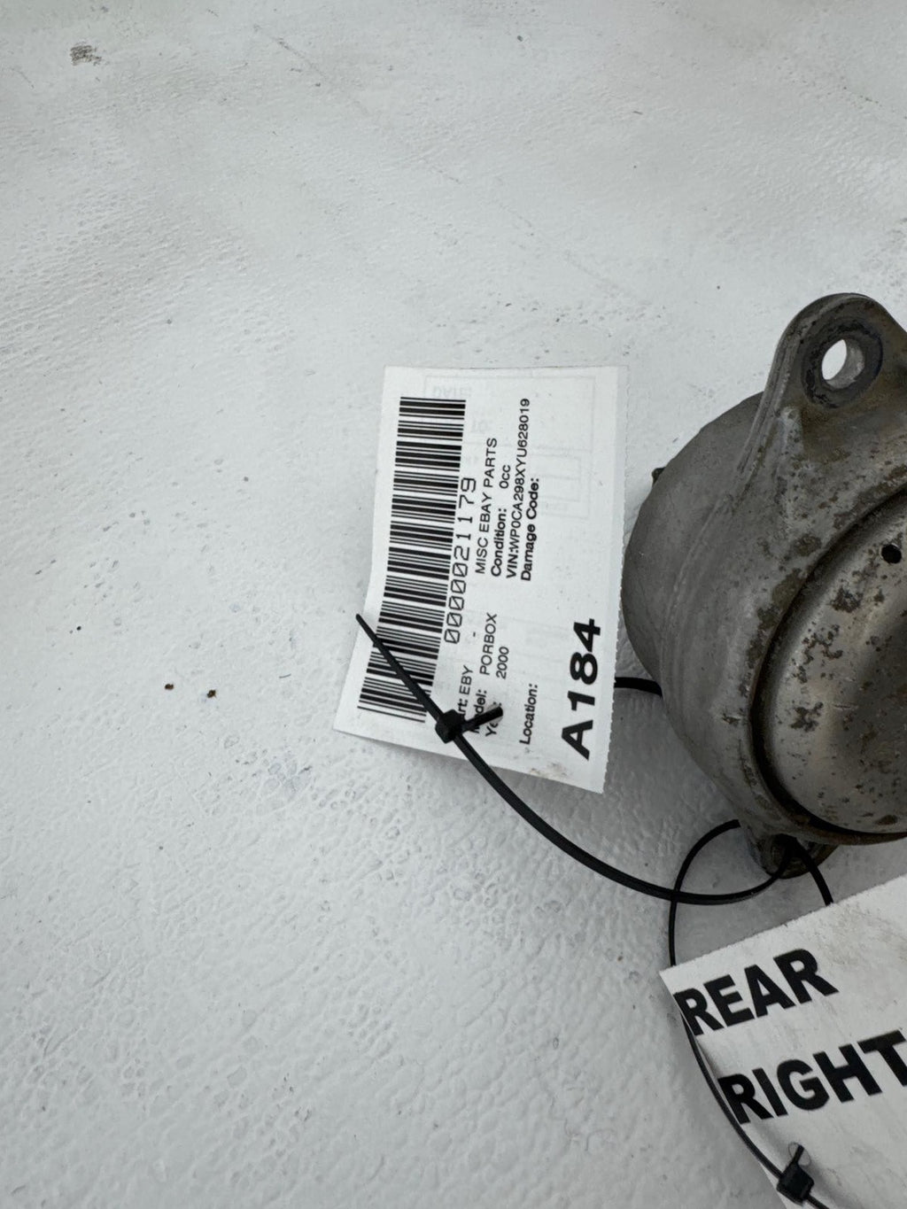 1997-2008 Porsche Boxster Manual Transmission Right Mount Support Bracket OEM