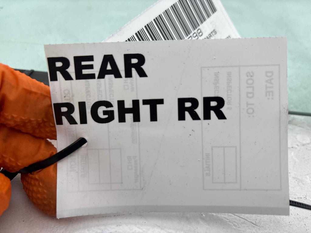 17-24 Mitsubishi Mirage G4 Rear Passenger Side Door Window Glass OEM