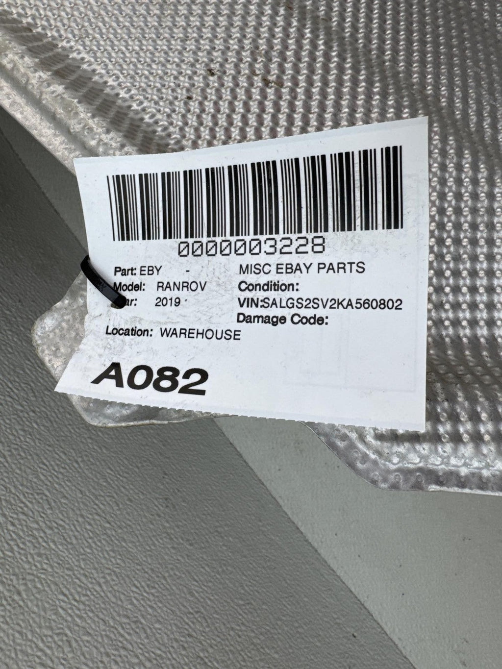 13-22 LAND RANGE ROVER FRONT RIGHT SIDE FLOOR PAN HEAT SHIELD GUARD OEM