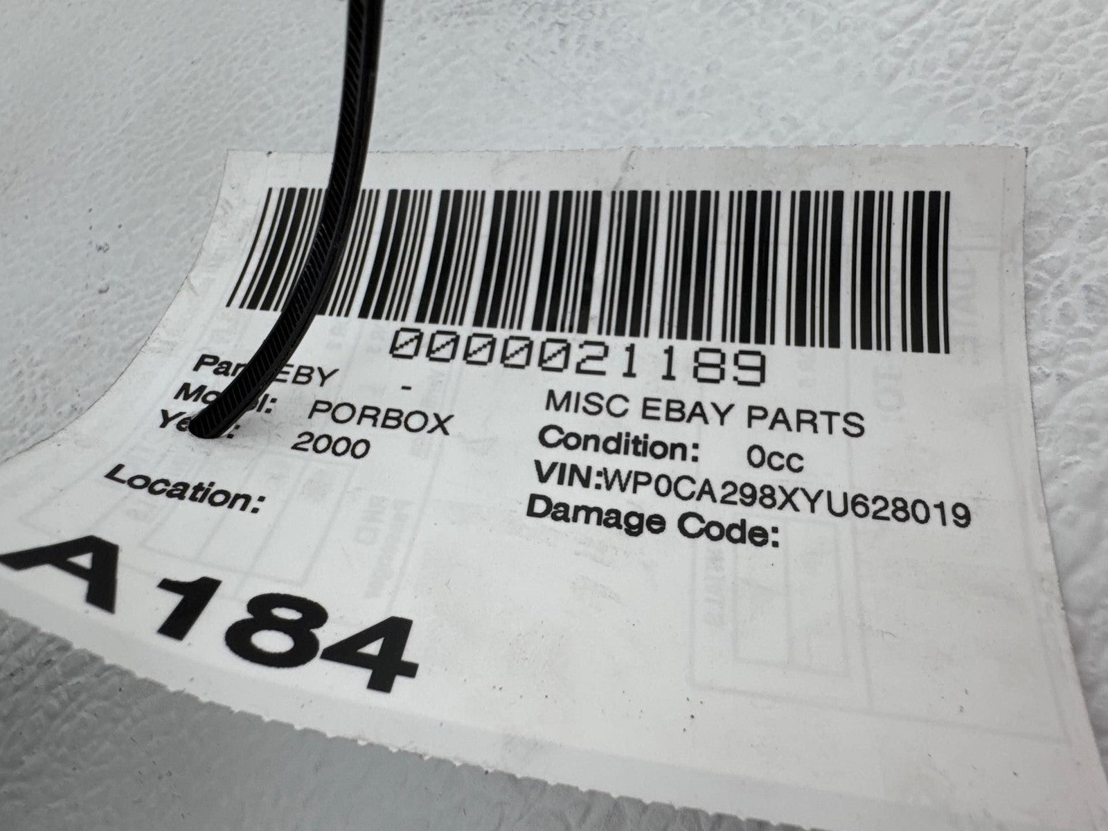 1997-2004 Porsche Boxster Engine Motor Mount & Bracket Carrier OEM