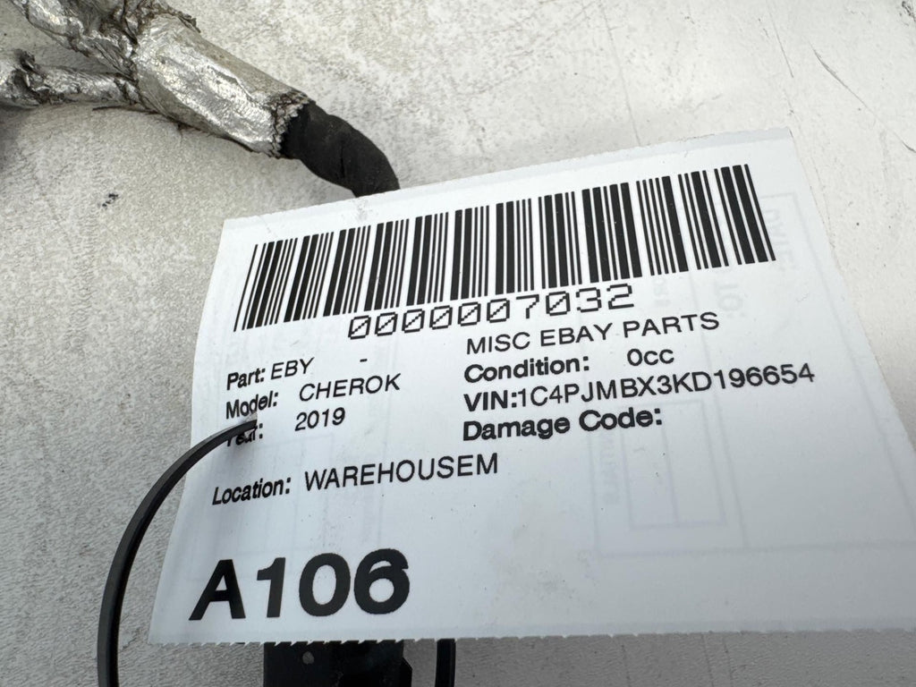 19 Jeep JEEP CHEROKEE Wire Harness (misc) OEM