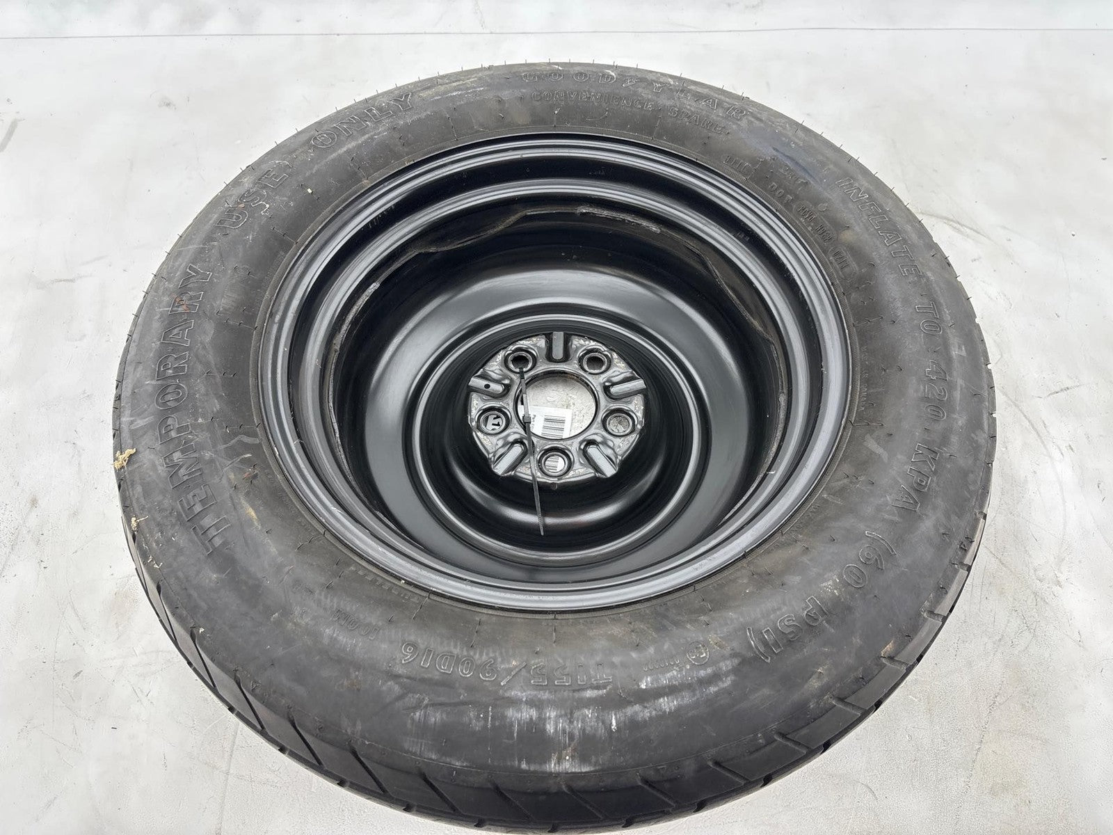 07-17 Jeep Compass Patriot Steel Spare Wheel Tire Goodyear T155/90D16 OEM