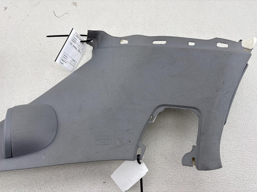 07-13 ACURA MDX REAR QUARTER LEFT SIDE UPPER PILLAR TRIM COVER GARNISH GRAY