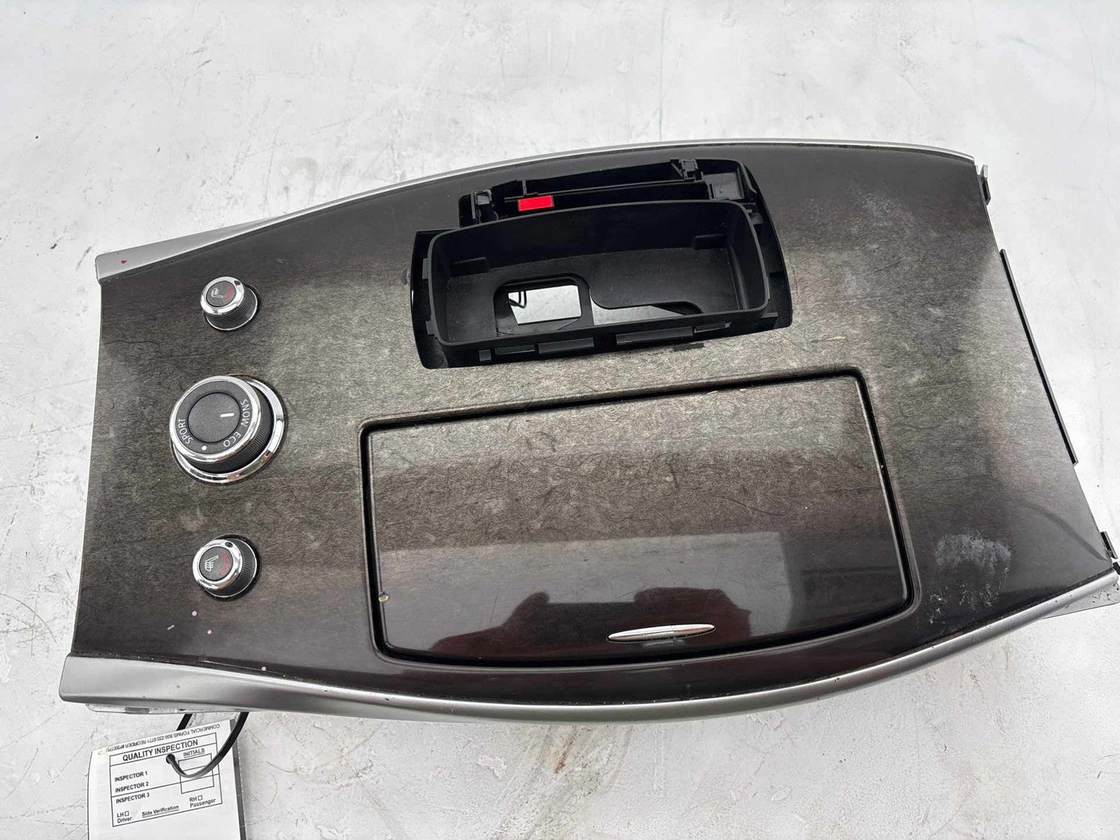 13-16 Infiniti QX60 JX35 Center Console Shifter Gear Trim Panel W/ Switches OEM