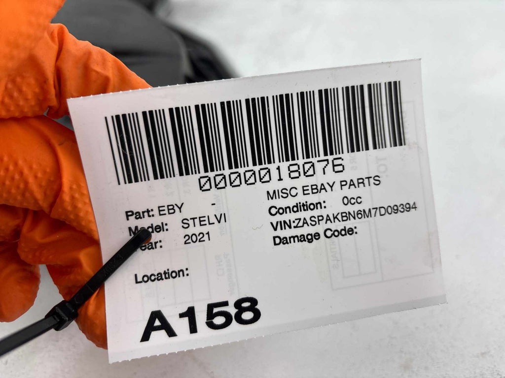 18-25 Alfa Romeo Stelvio Rear Left Door Window Regulator & Motor W/ Carrier OEM